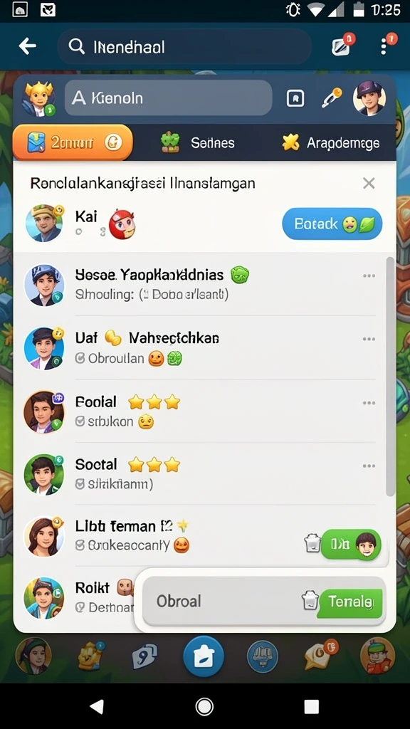 Tampilan awal yang menarik dan penuh warna.