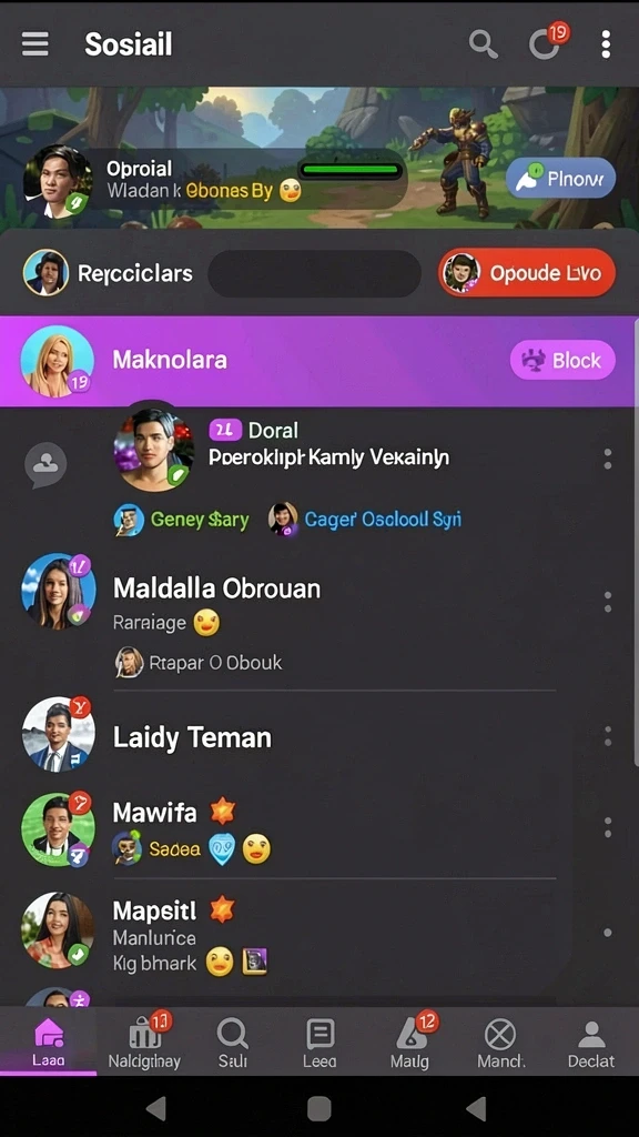 Fitur interaktif yang memudahkan pengguna bertransaksi.