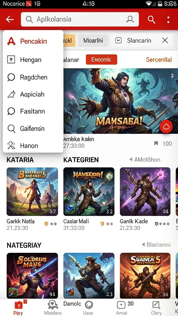 Karakter-karakter unik dengan desain yang memukau.