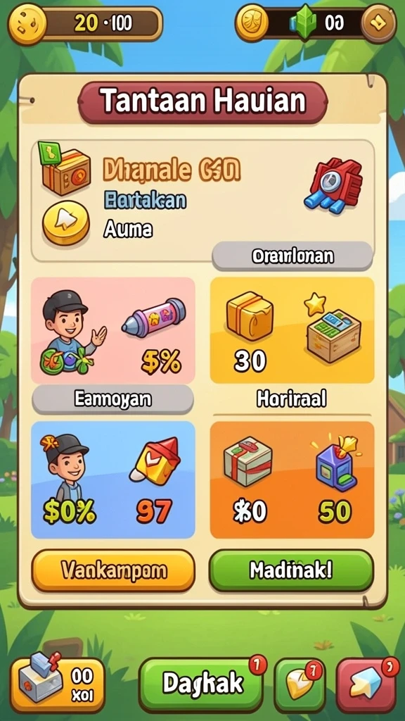 Mode permainan yang beragam dan mengasyikkan.