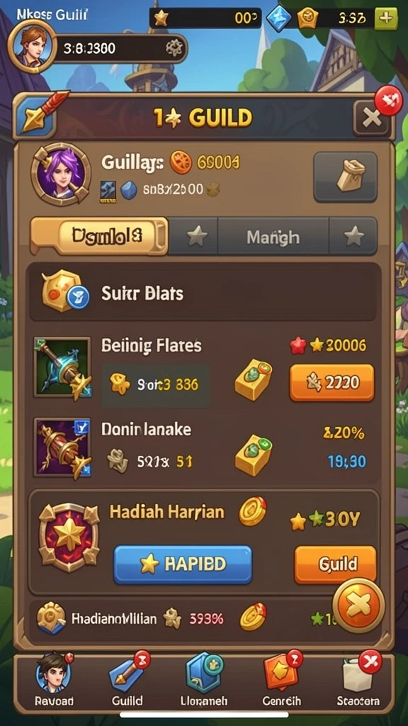 Misi harian yang memberikan tantangan baru setiap waktu.