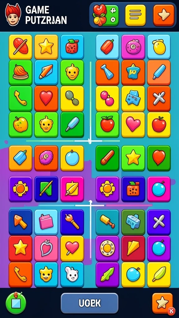 Menampilkan suasana petualangan yang mendebarkan di dunia game.