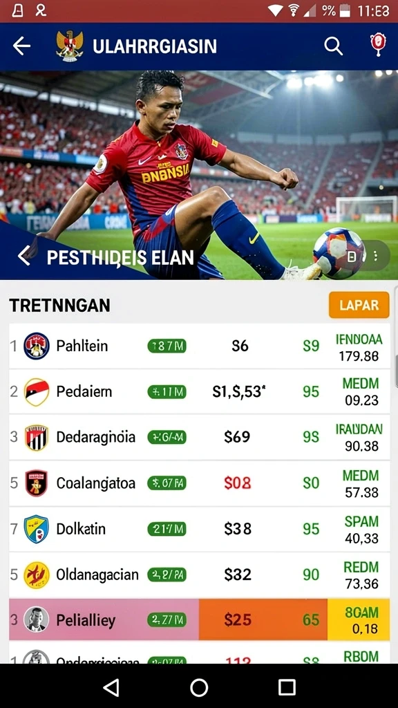 Berbagai pilihan suku cadang kendaraan.