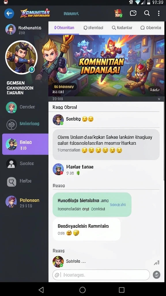 Fitur turnamen dengan hadiah menarik untuk para pemain.
