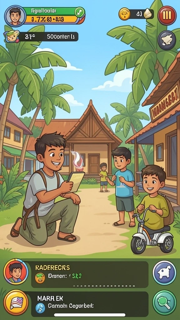 Tampilan antarmuka yang ramah pengguna.