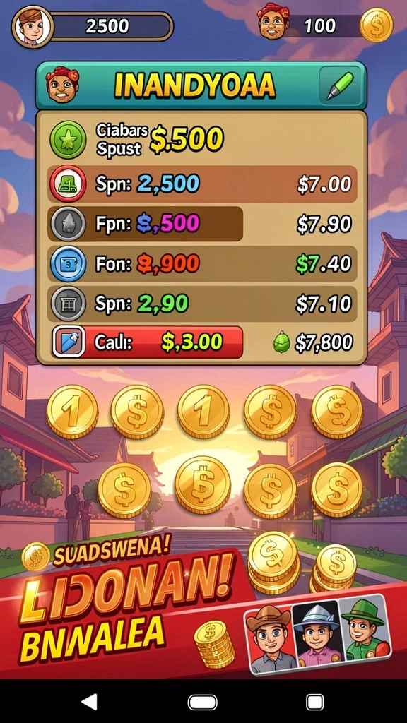 Gameplay menantang di setiap level yang berbeda.