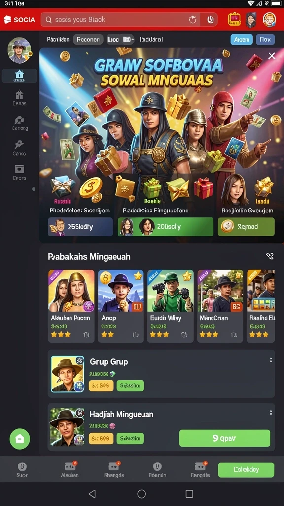 Aksi mendebarkan saat melawan monster.