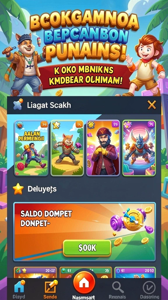 Karakter yang dapat dikustomisasi sesuai preferensi.