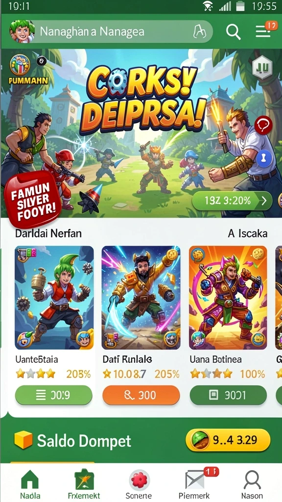 Bergabung dengan teman dalam mode multiplayer yang seru.