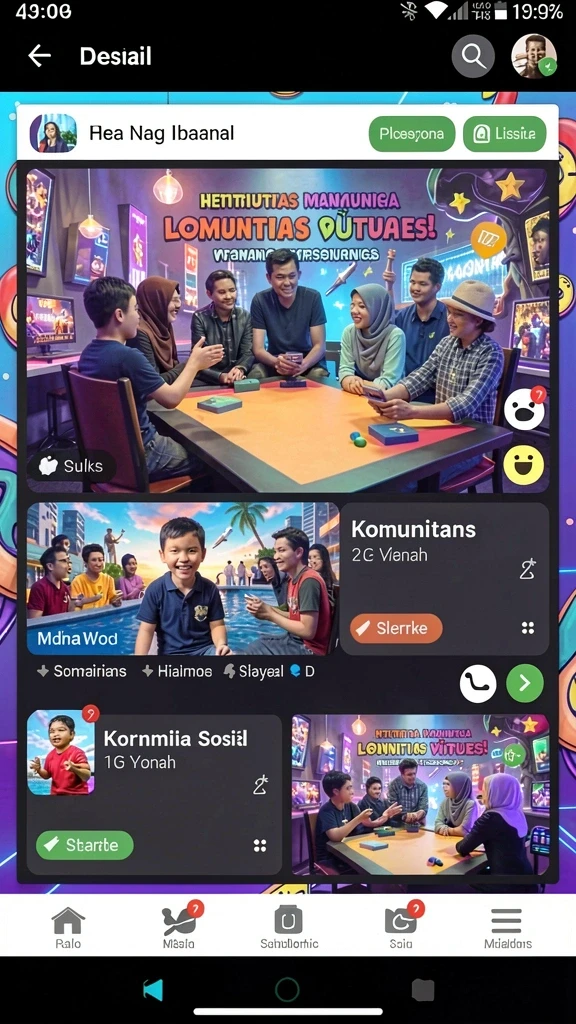 Tampilan antarmuka yang user-friendly dan menarik.