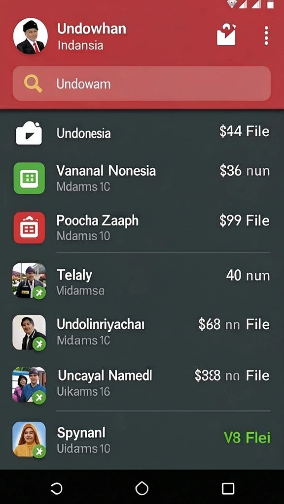 Beragam karakter yang dapat dipilih untuk permainan.