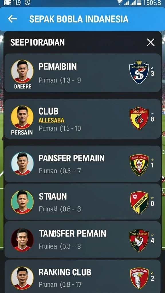 Tampilan antarmuka game yang menarik.