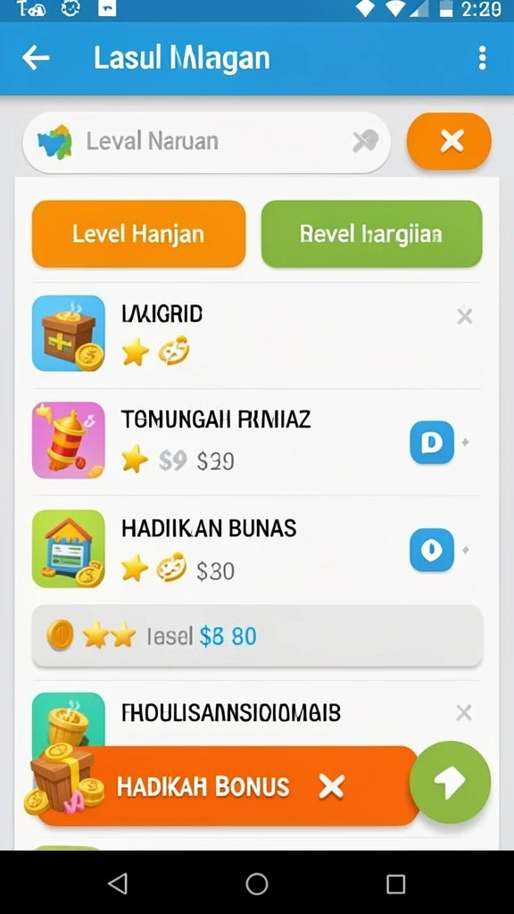 Berbagai mode permainan untuk menambah keseruan.