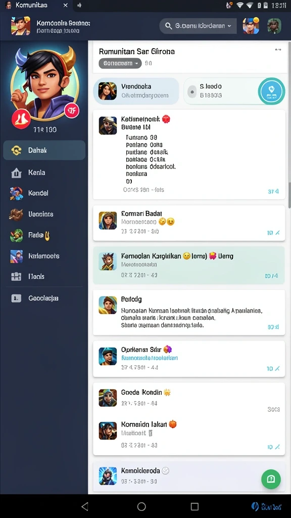 Screenshot menunjukkan grafik yang memukau dari HR89.