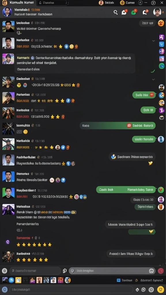 Deskripsi fitur sosial yang memungkinkan interaksi antar pemain.