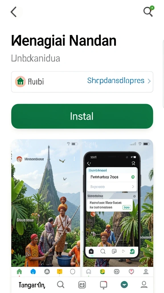 Tampilan menarik dengan interface modern.