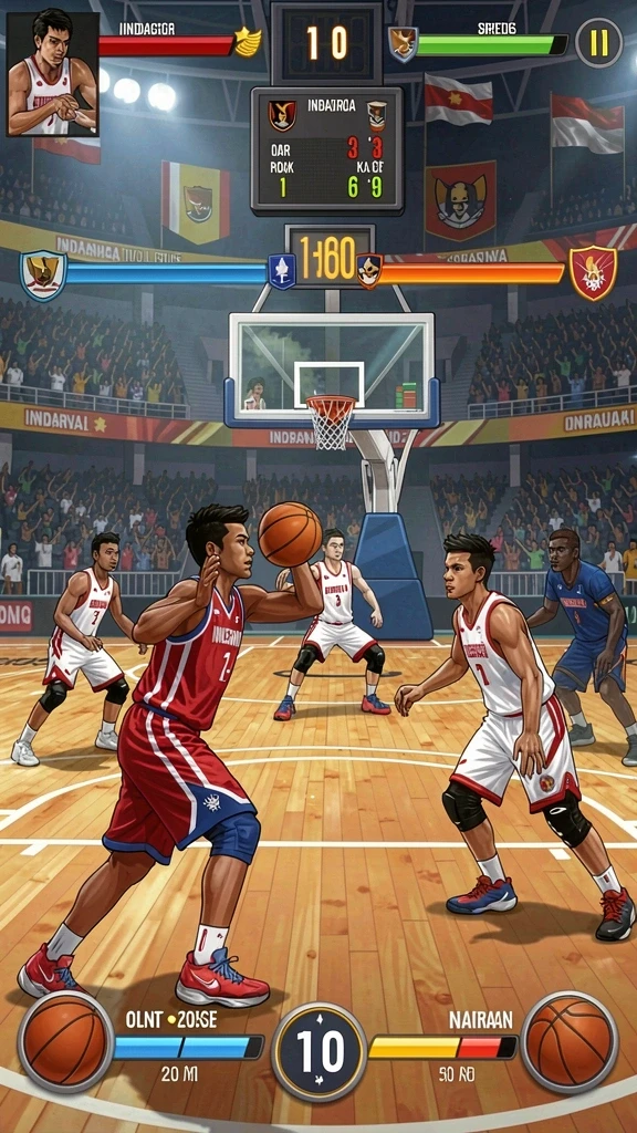 Fitur multiplayer yang memungkinkan bermain dengan teman.