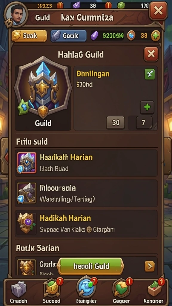 Screenshot menampilkan aksi seru dalam permainan.