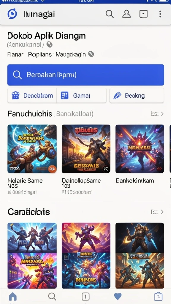Ilustrasi berbagai level yang penuh tantangan.