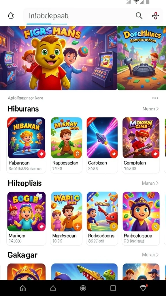 Gambaran tentang level yang penuh tantangan.