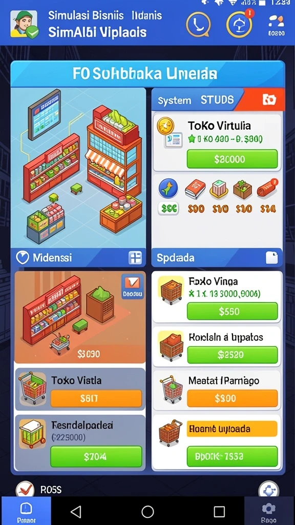 Tampilan fitur multiplayer yang menghibur.