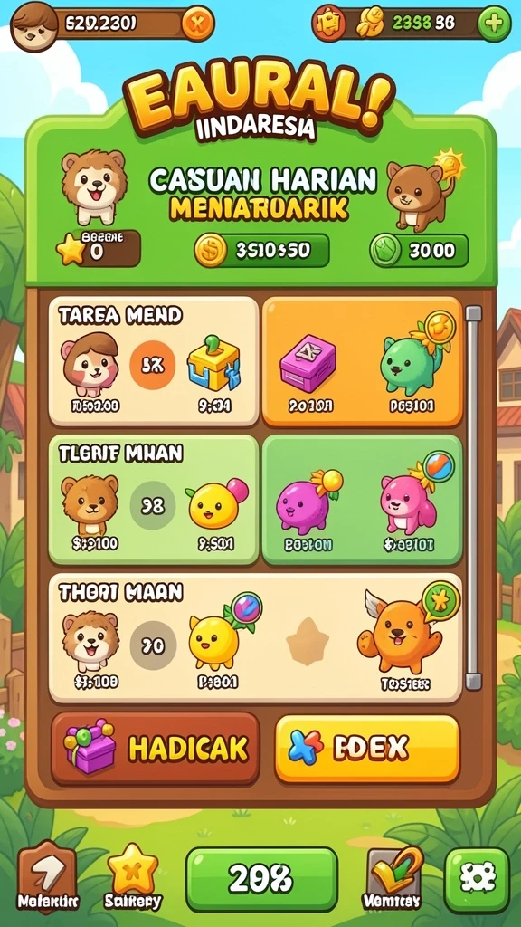 Menampilkan interaksi sosial antar pemain.
