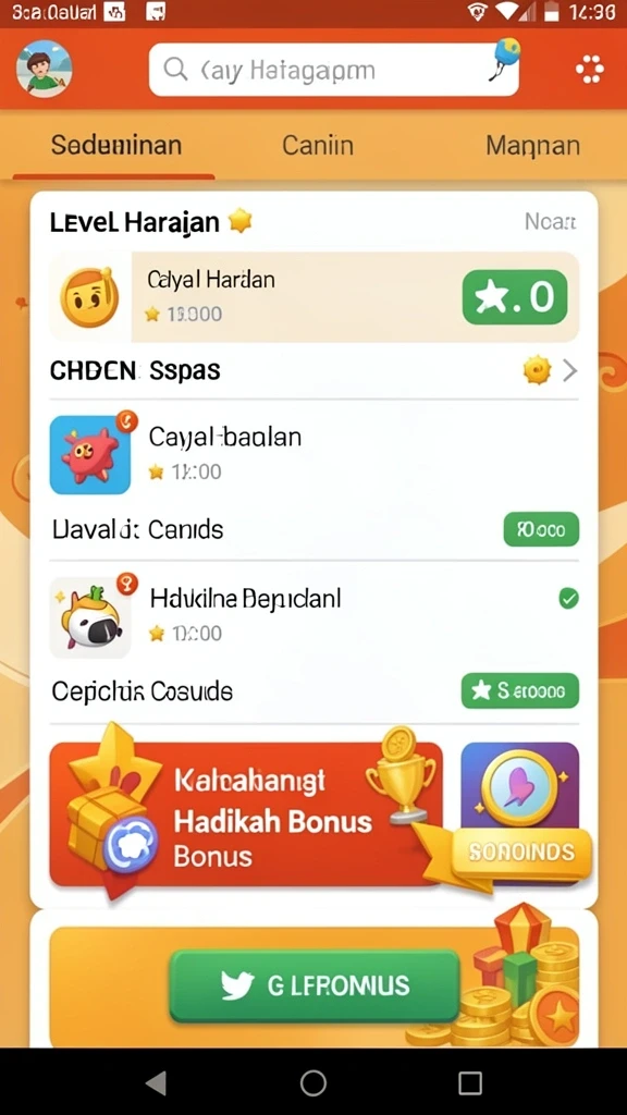 Tampilan antarmuka yang user-friendly dan menarik.