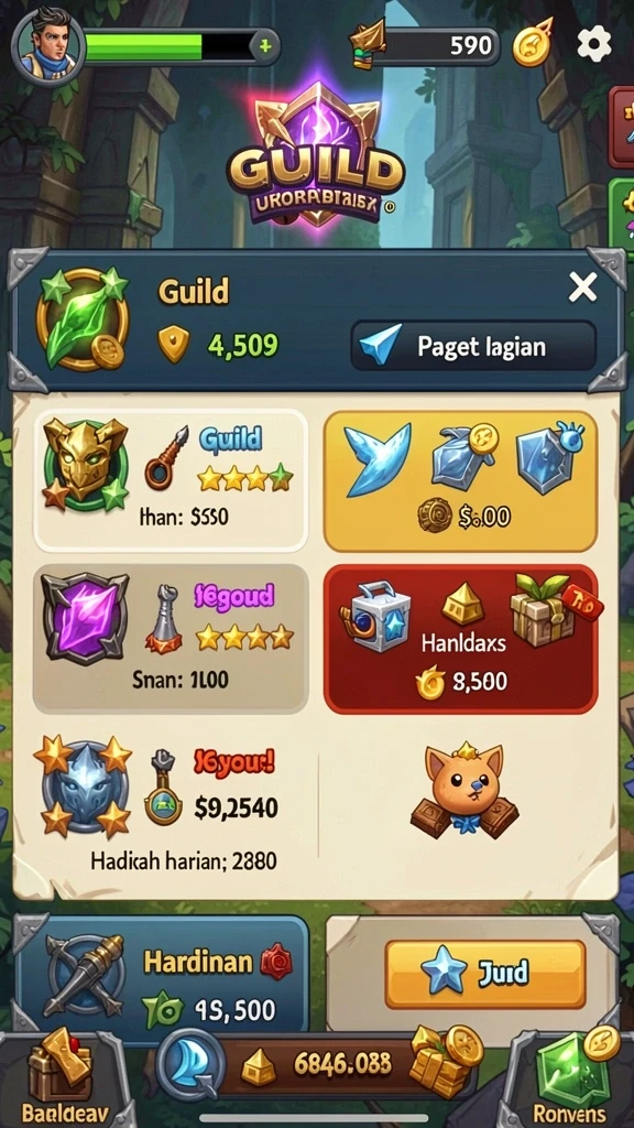 Tampilan menarik dari salah satu mesin slot KKSLOT777.