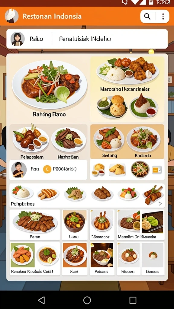 Tampilan antarmuka yang menarik dan ramah pengguna.