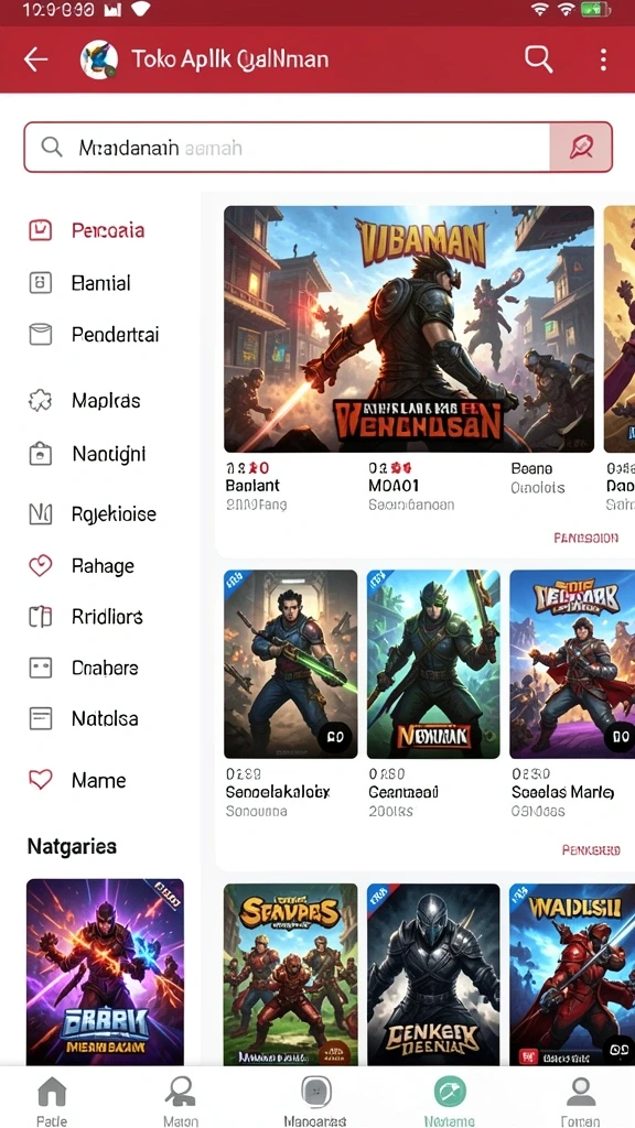 Tampilan antarmuka yang menarik dan mudah digunakan.