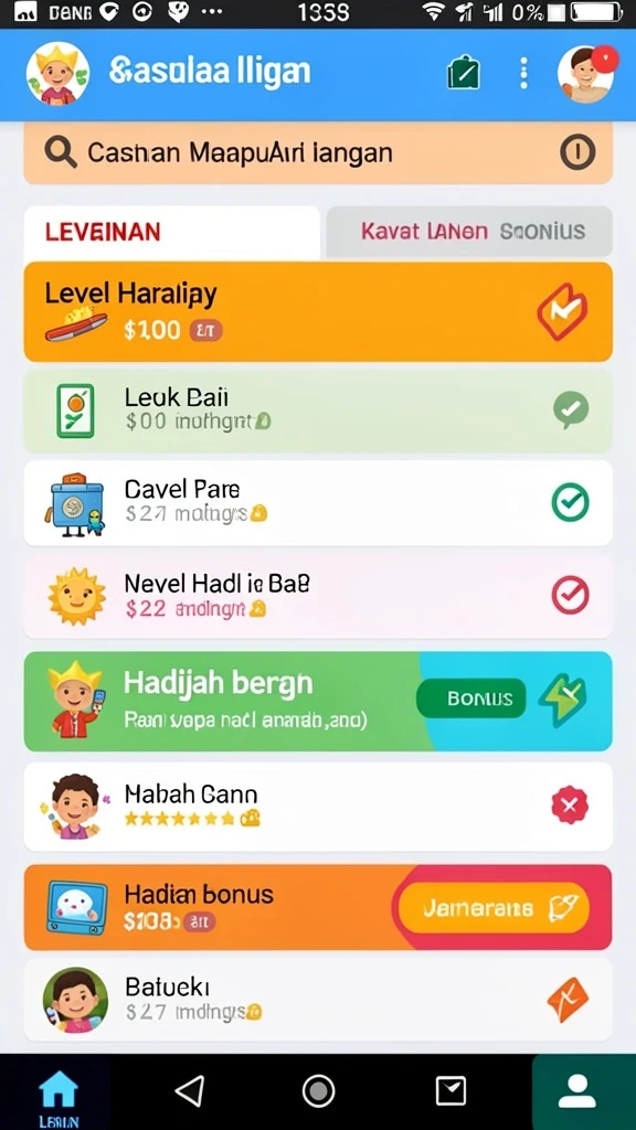 Karakter yang dapat dikustomisasi sesuai dengan gaya bermain.