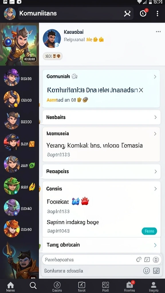 Level permainan yang beragam dan menantang.