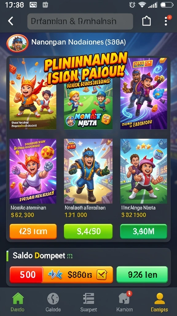 Tampilan utama game PT777 yang menarik.