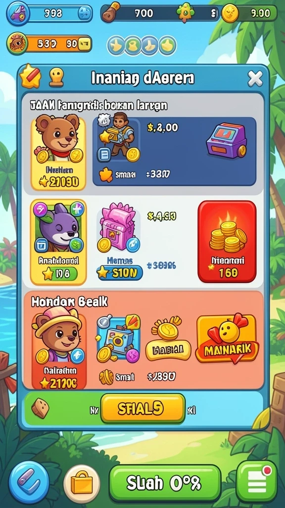 Berbagai pilihan tema slot yang memukau.