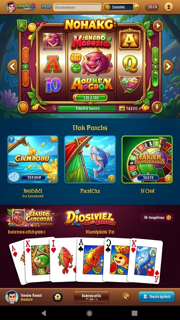 Interaksi karakter yang menarik di dalam game.