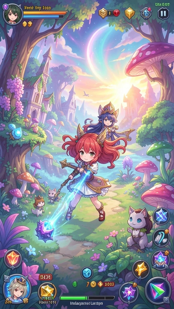 Tampilan home screen yang menarik dan mudah dinavigasi.