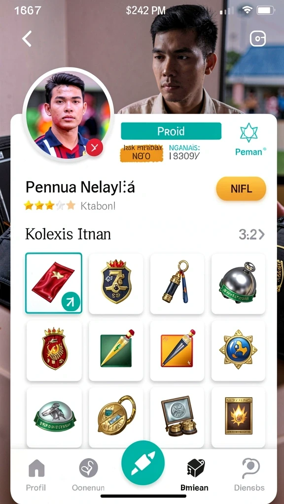 Karakter menarik dengan desain yang unik.