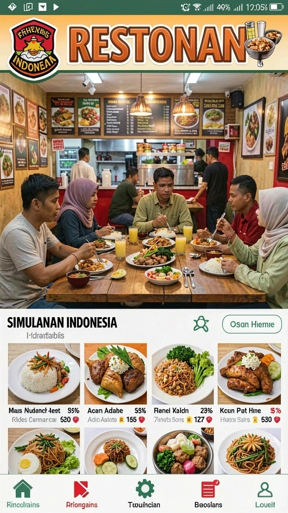 Menampilkan antarmuka awal TOGELUP yang ramah pengguna.