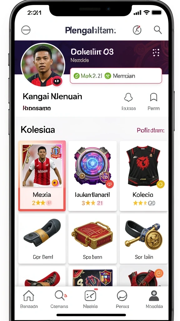 Tampilan antarmuka yang menarik.