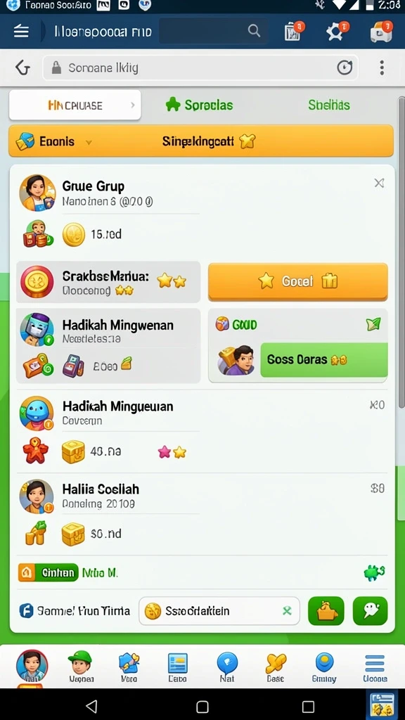Mode permainan multiplayer yang seru dan menantang.
