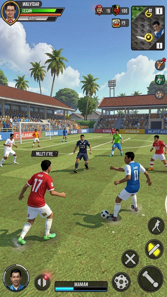 Salah satu trek balap yang paling menantang di game.