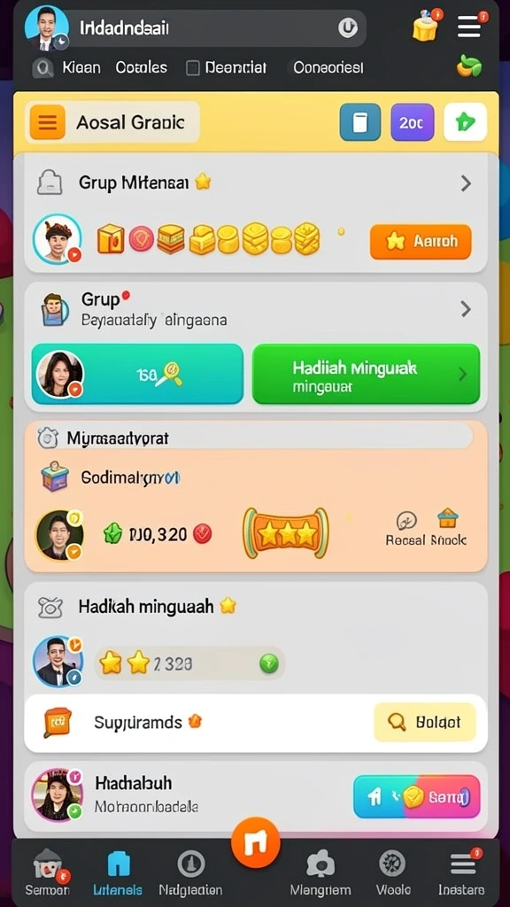 Mode permainan yang seru dan menantang.